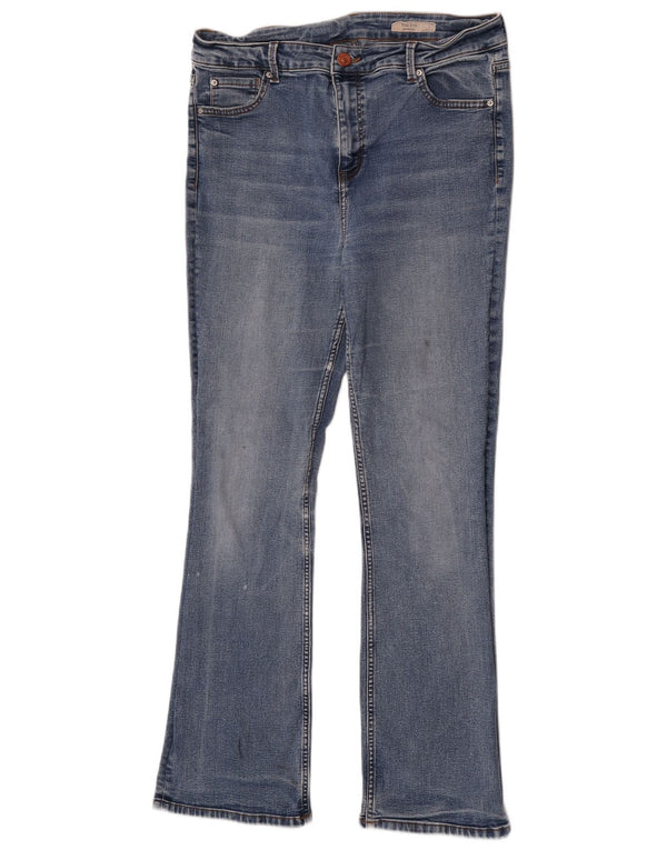 Marks & Spencer Jeans The Eva Bootcut para Mujer Reino Unido 46 Grande W34 L30 Azul