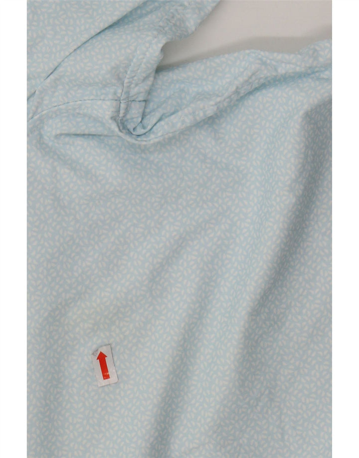 BONOBOS Camisa de ajuste atlético para hombre Nylon manchado azul grande