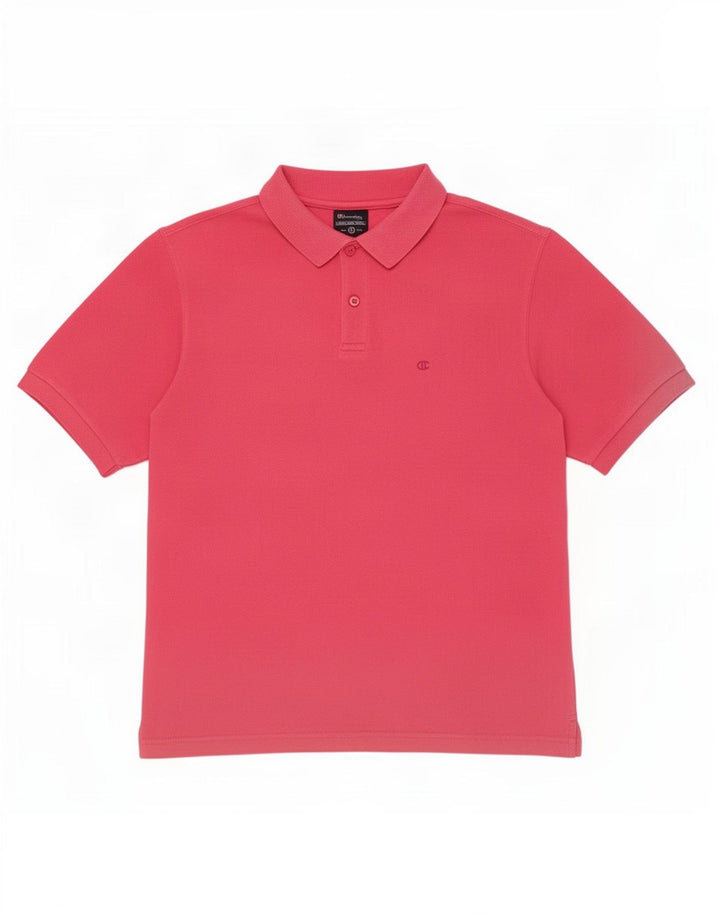 Champion Polo Hombre Algodón Rosa Medio