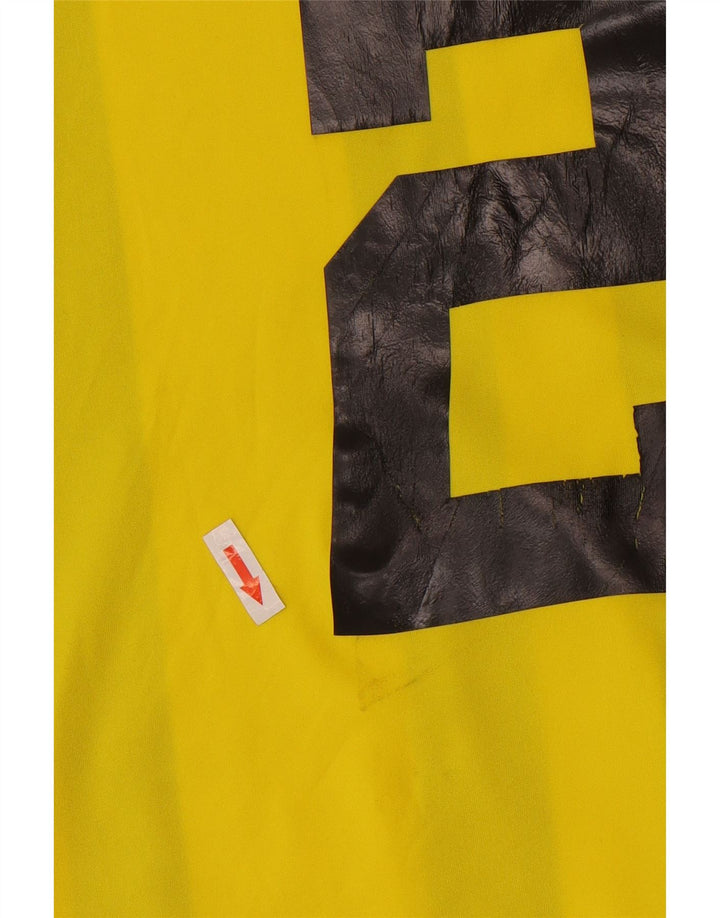 Adidas Hombre Aeroready Graphic Camiseta Top Poliéster A Rayas Amarillo Mediano