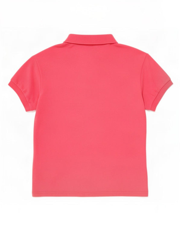 Polo Lacoste Mujer Talla 40 Algodón Rosa Medio