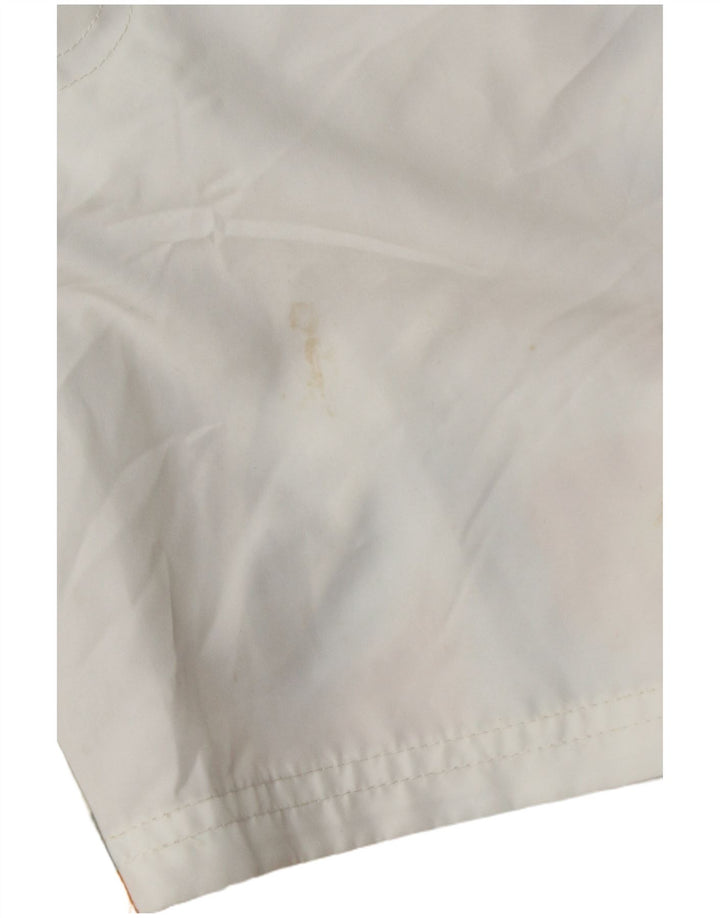 Sundek Traje de baño gráfico para hombre XL Poliéster floral blanco