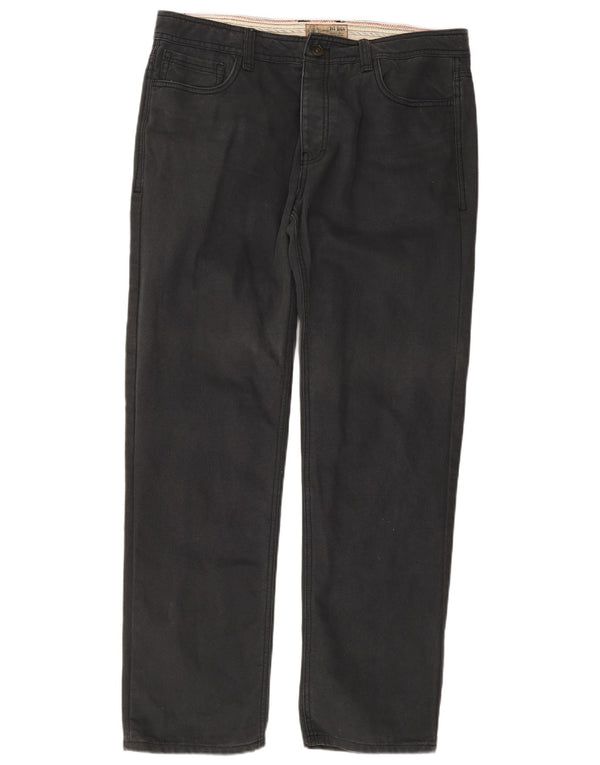Pantalones informales rectos para hombre Fat Face W36 L33 Azul marino Algodón