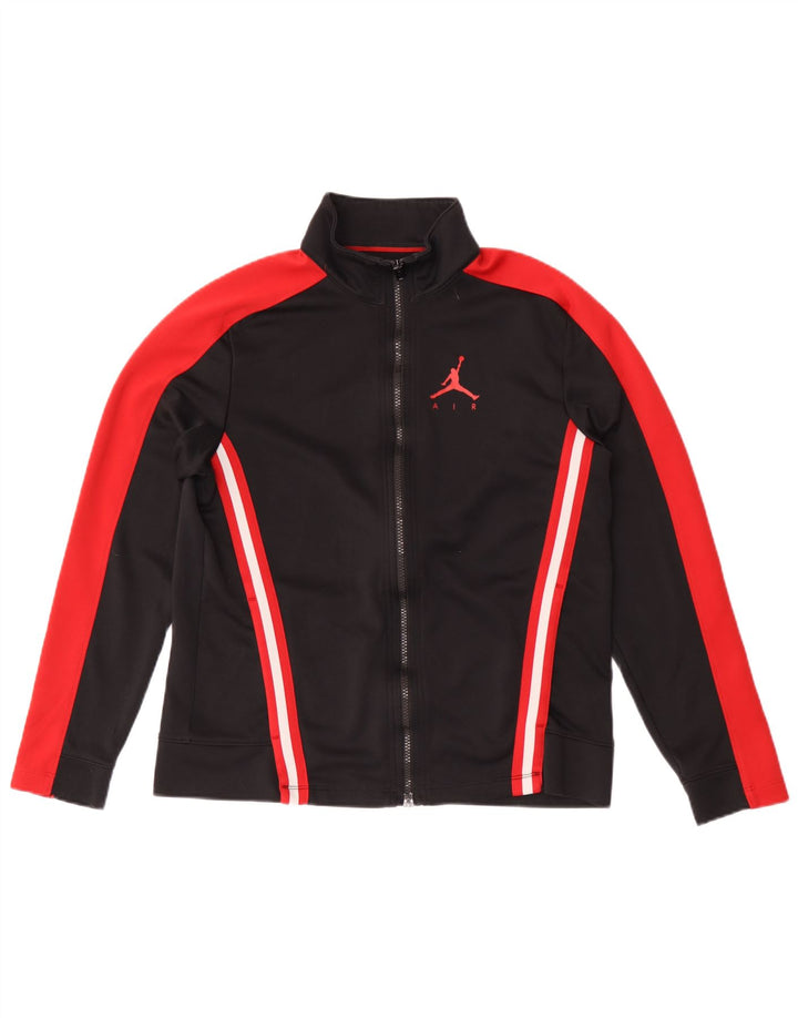 Jordan Hombre Chaqueta De Chándal Superior Poliéster Color Block Mediano Negro