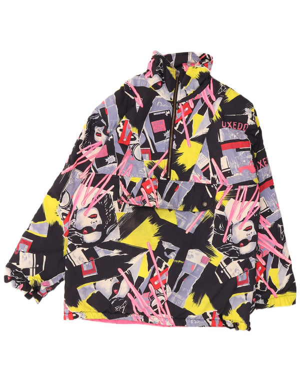 Olympia Mens Graphic Rain Jacket UK 40 Large Multicoloured Colourblock
