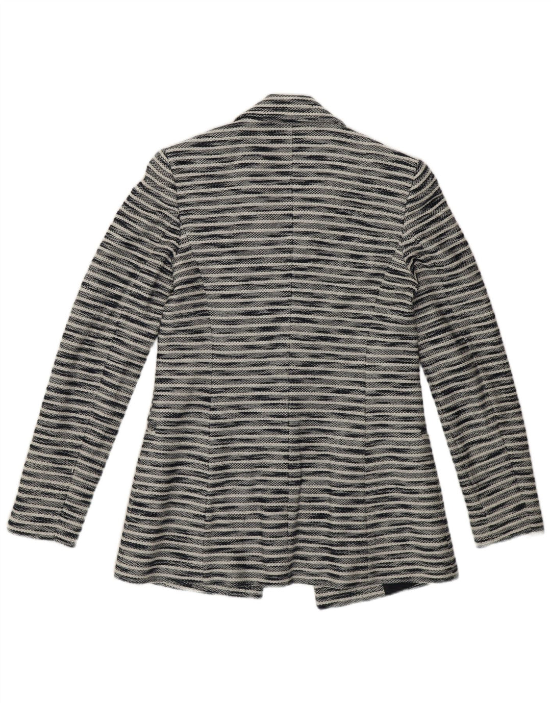 Massimo Dutti Chaqueta Blazer Mujer EU 34 2XS Algodón Moteado Azul Marino