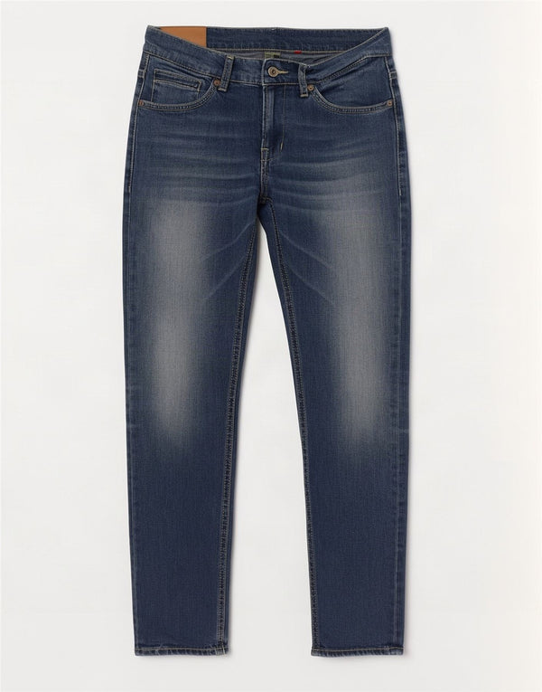 Vaqueros Slim Mujer Dondup W33 L32 Azul Algodón