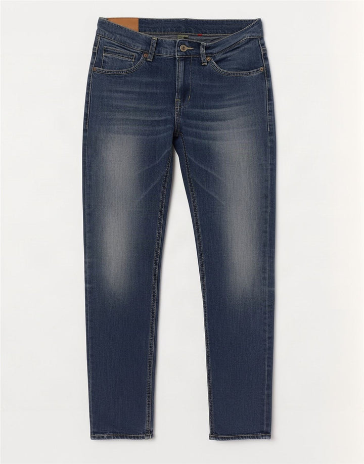 Vaqueros Slim Mujer Dondup W33 L32 Azul Algodón