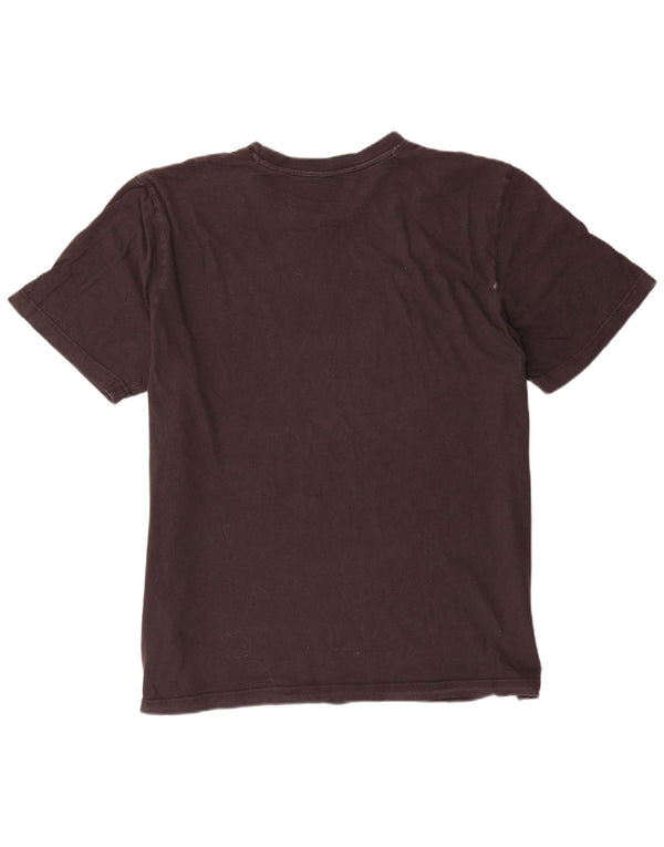 Adidas Camiseta gráfica de tres rayas para hombre Top XL Algodón negro