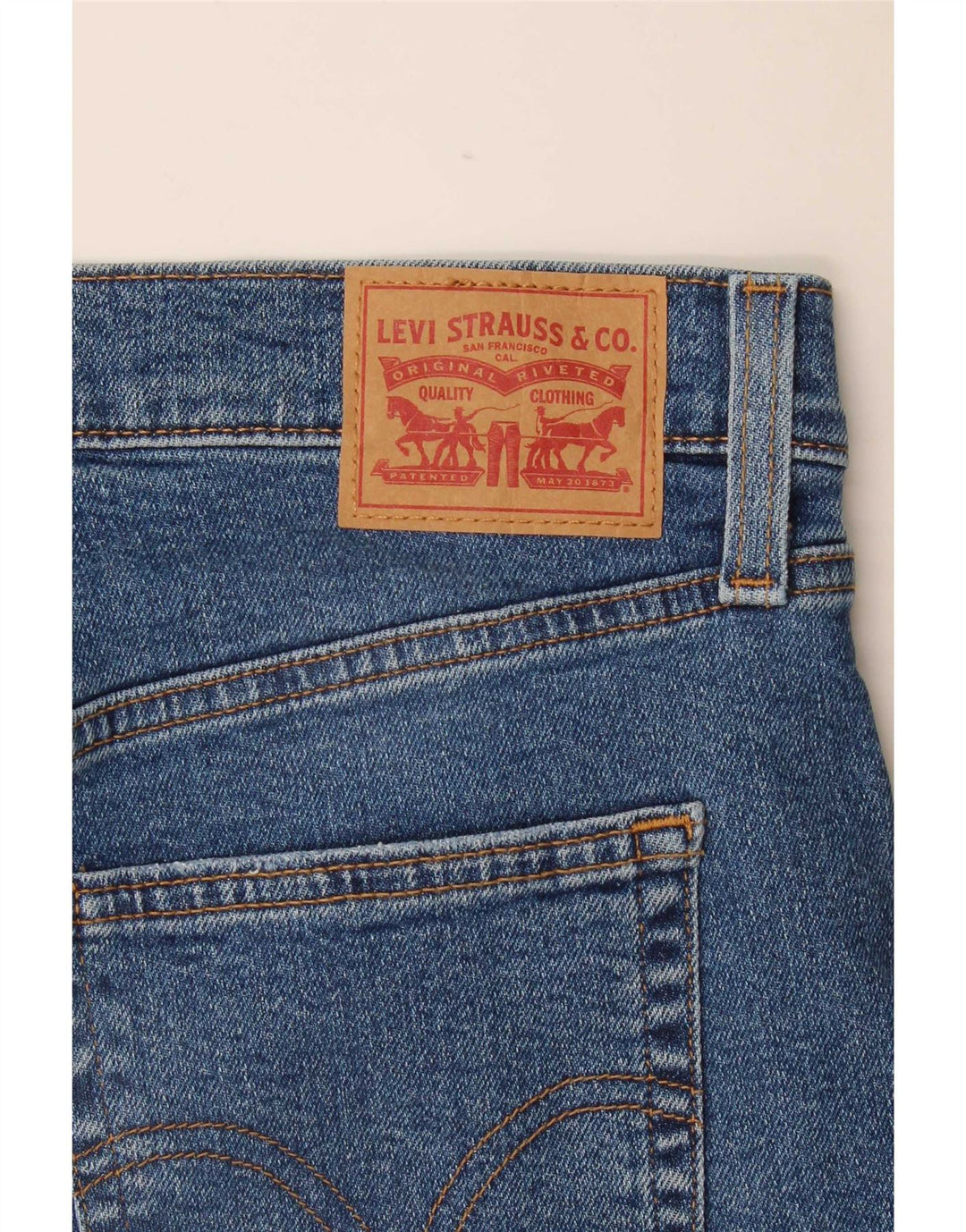 Levi's Vaqueros Cónicos De Tiro Alto Para Mujer W32 L29 Azul