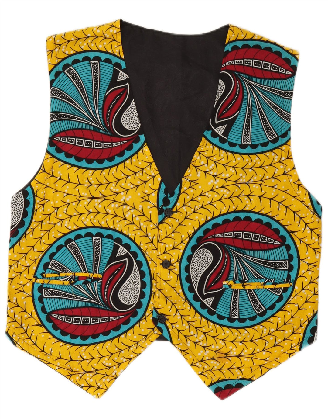 Chaleco Broadway Hombre Con Estampado Abstracto Viscosa Multicolor Mediana