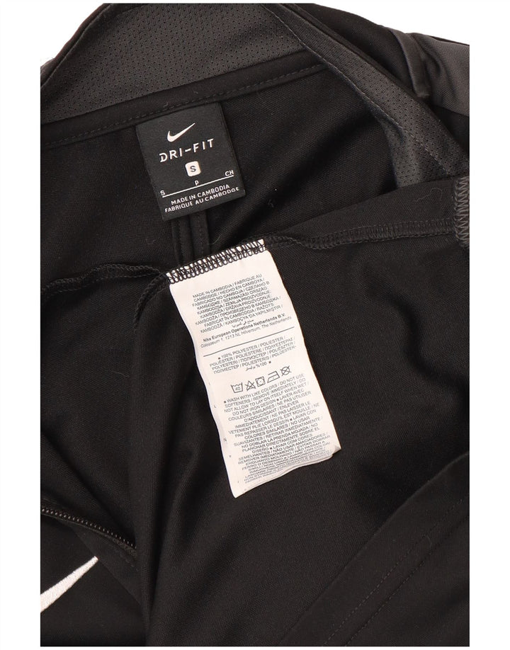 Nike Dri Fit Chándal Top Chaqueta para Hombre Pequeño Poliéster Negro