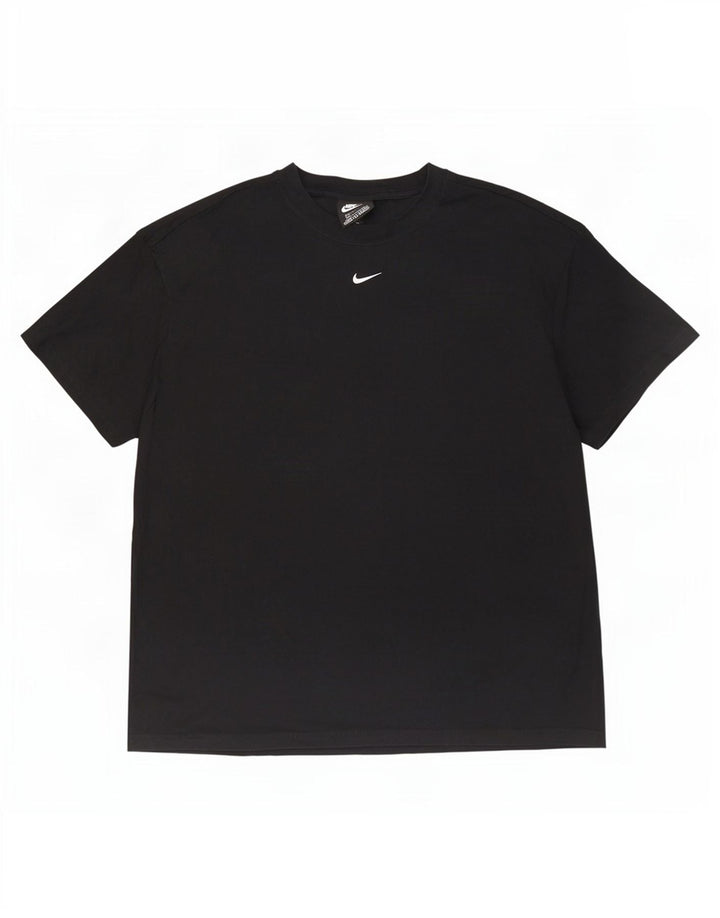 Camiseta Nike Hombre Top Medium Negro Algodón