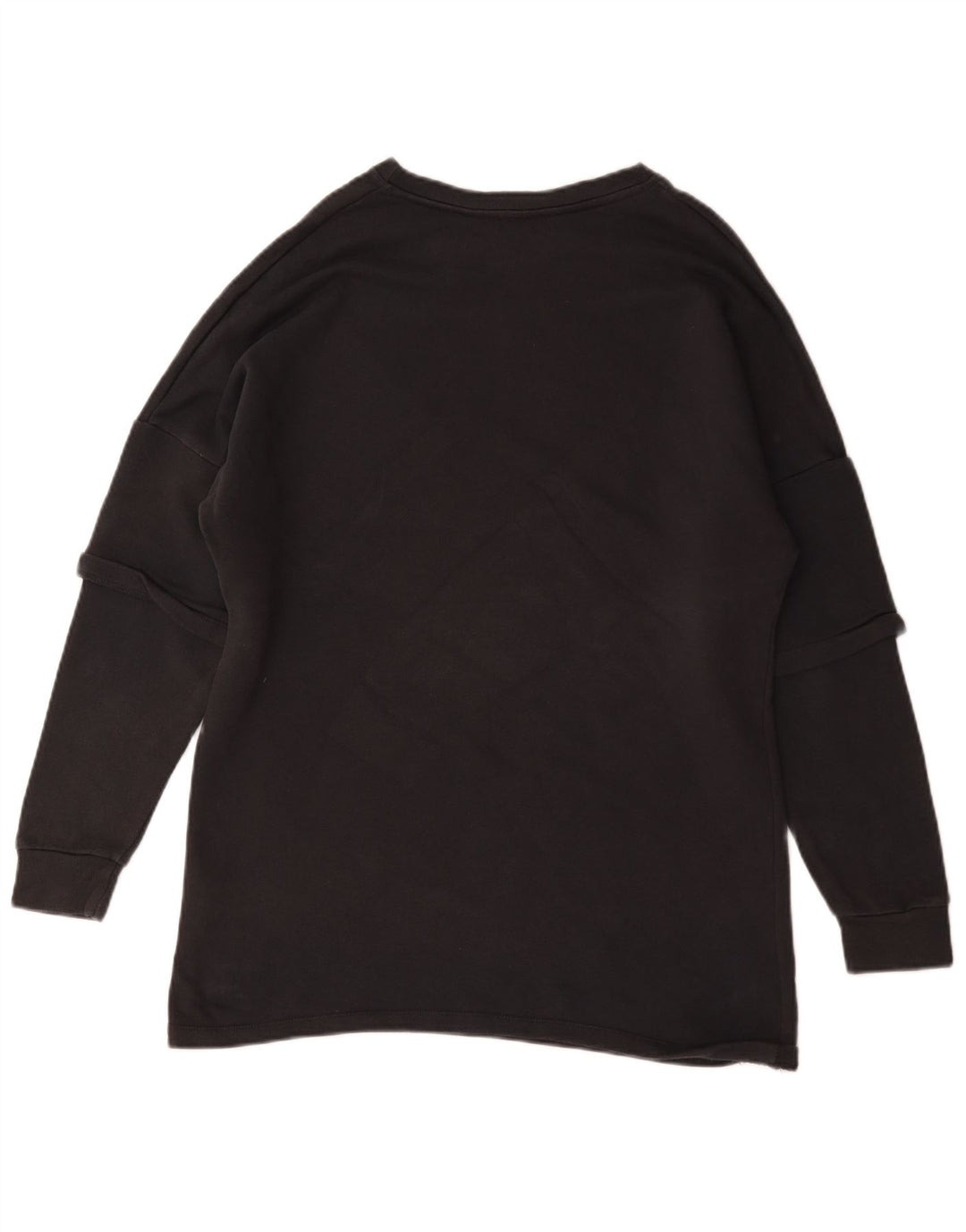 Zara Hombre Sudadera Jumper Small Negro Algodón