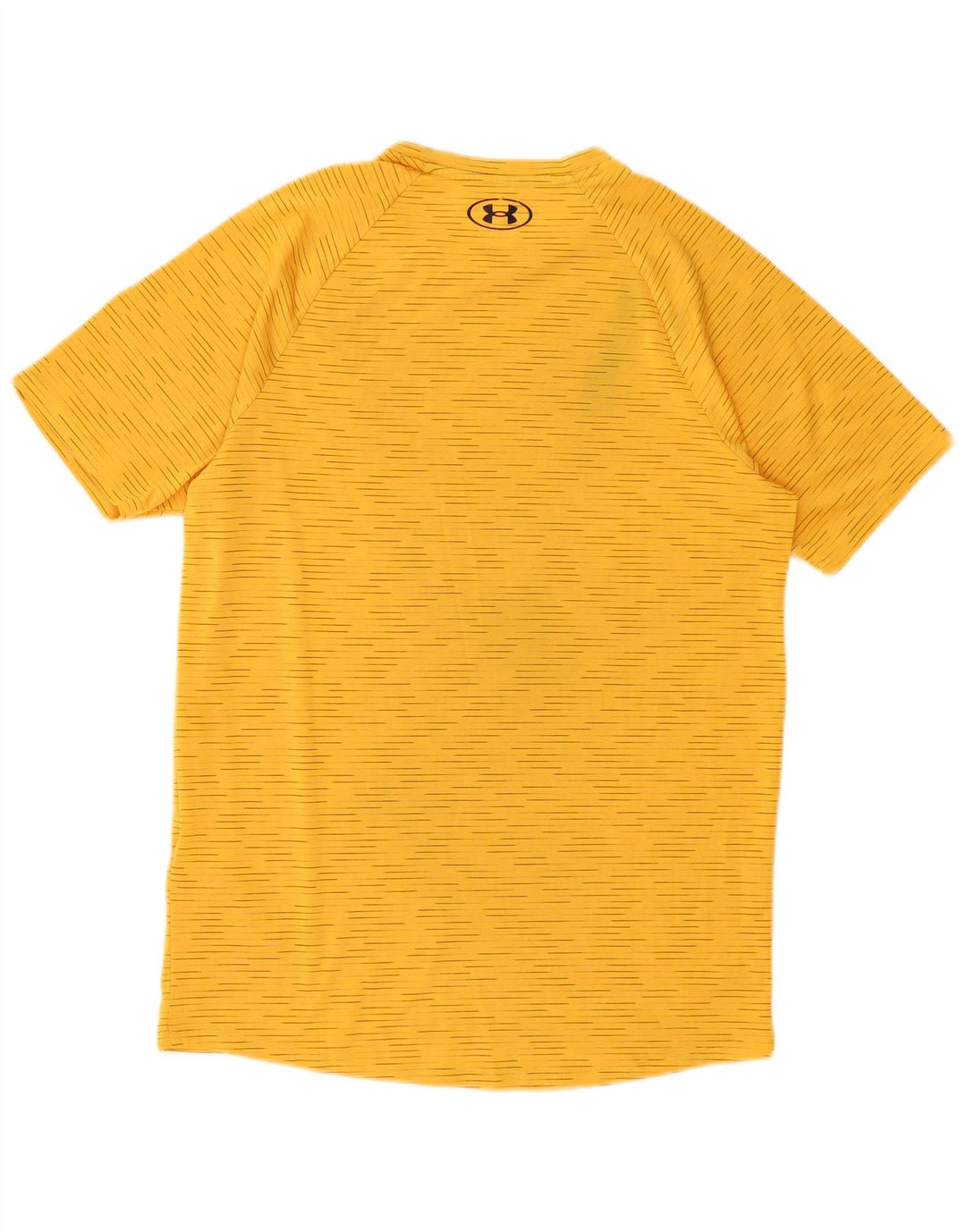 Camiseta Under Armour Hombre Top Small Poliéster A Rayas Amarillas