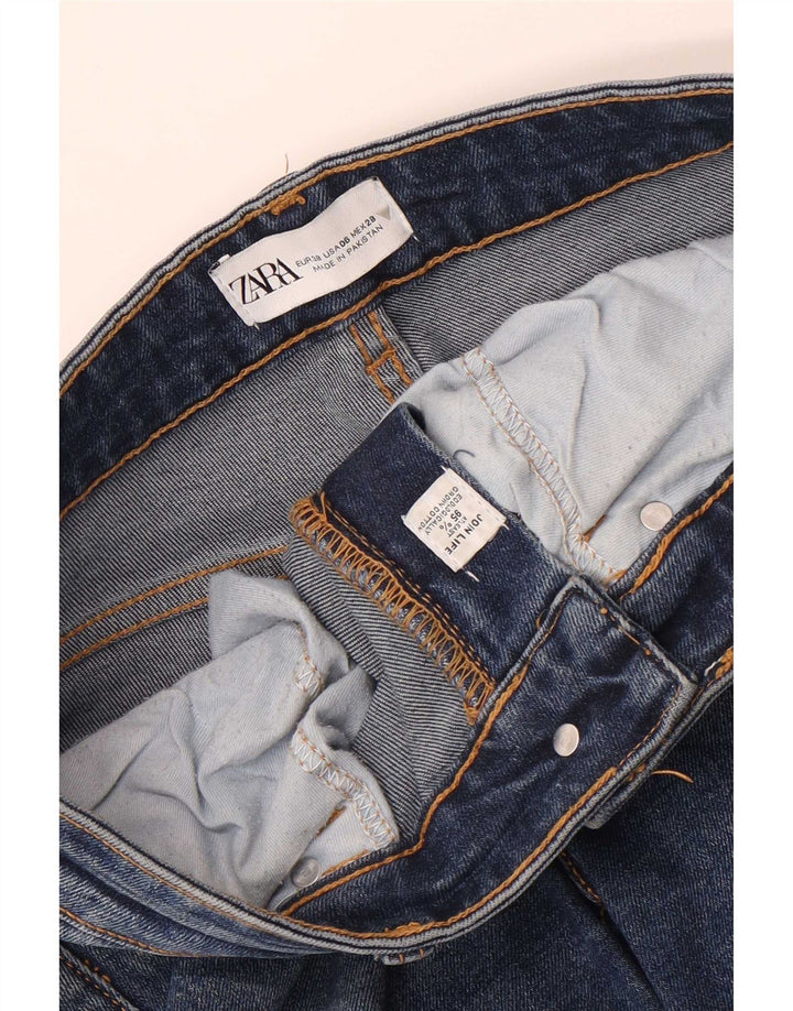 Zara Jeans Bootcut para Mujer EU 38 Small W28 L26 Algodón Azul