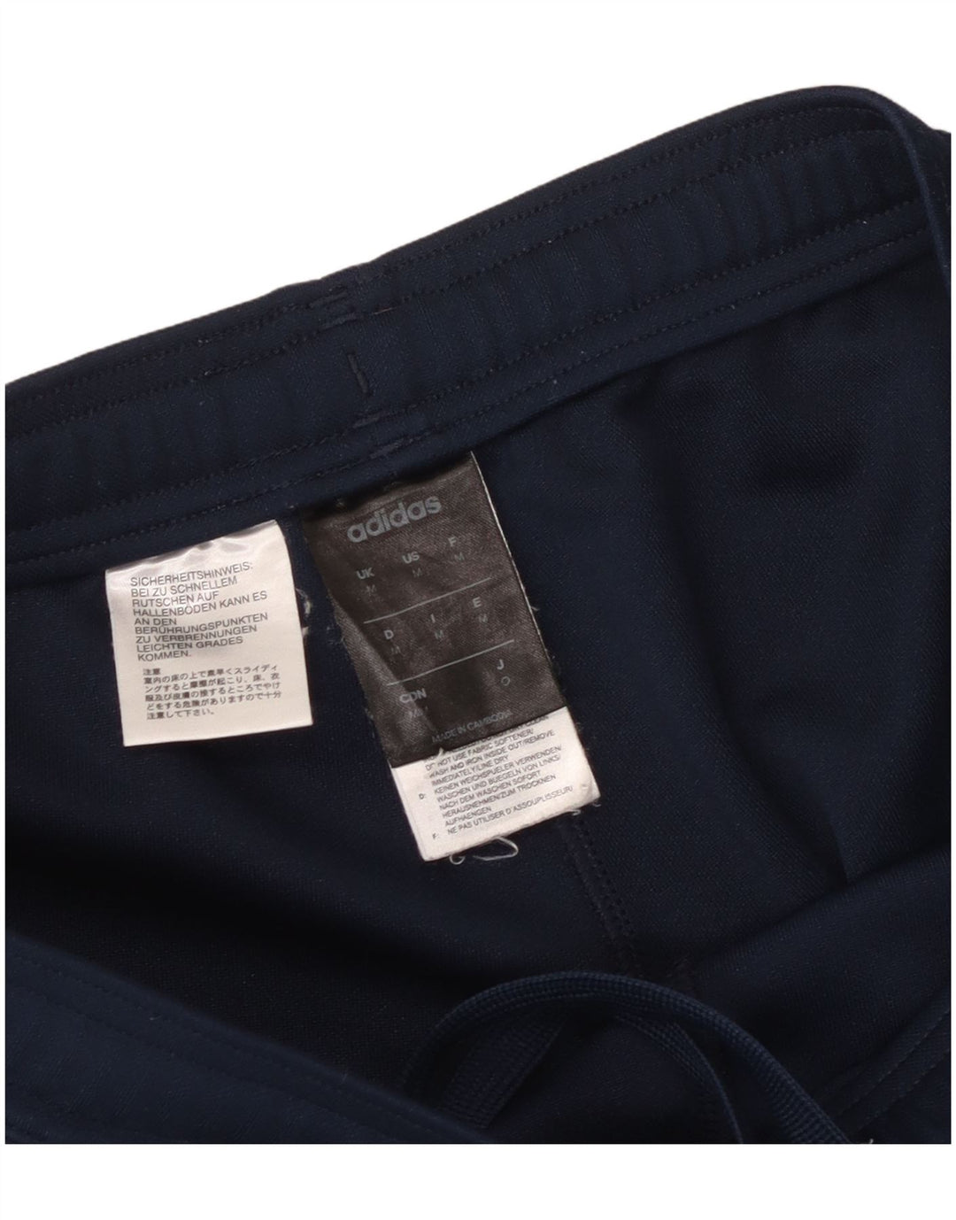 Adidas Hombre Climalite Pantalones De Chándal Medio Azul Marino Poliéster