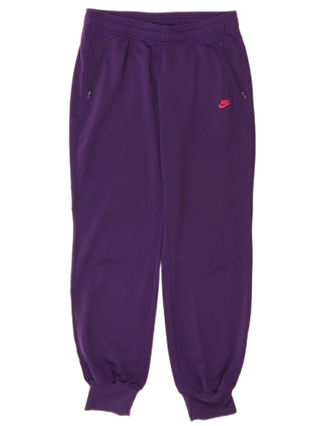 NIKE Mujer Chándal Pantalones Joggers UK 44 Medio Púrpura Poliéster