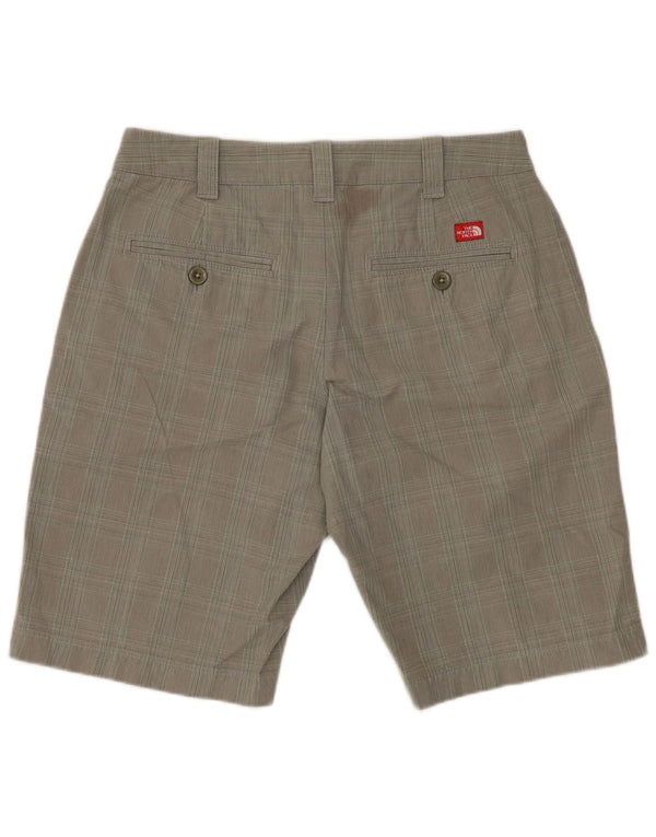 The North Face Pantalones cortos chinos de ajuste regular para mujer US 4 Small W30 Green Check