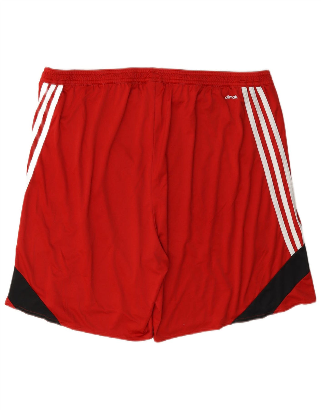 Adidas Mens Climalite Sport Shorts 2XL Rojo Colorblock Poliéster