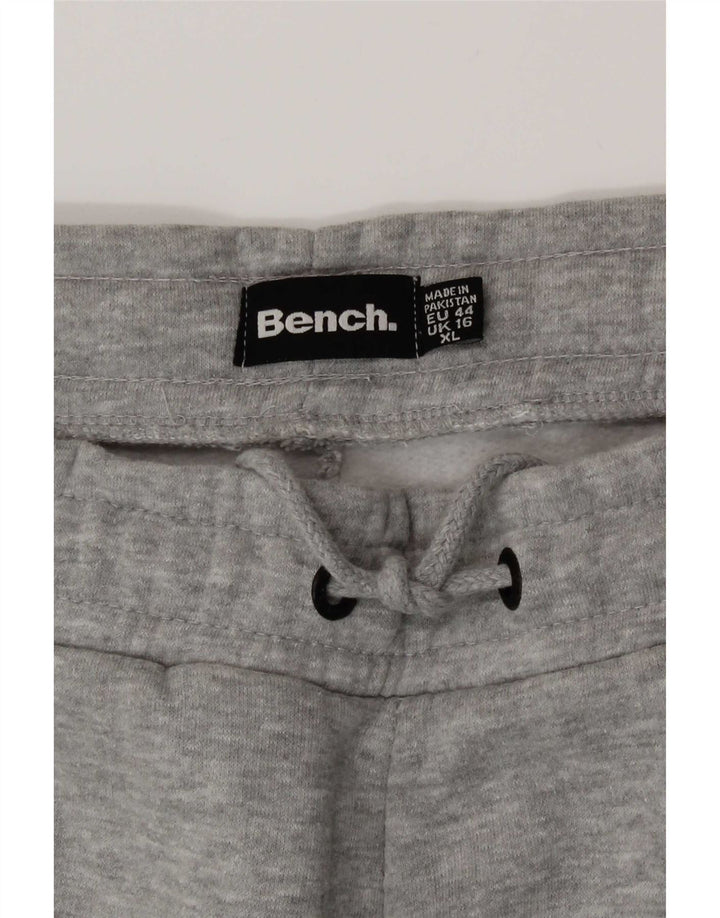 Pantalones de chándal con estampado gráfico para mujer de Bench UK 46 Large Grey Cotton