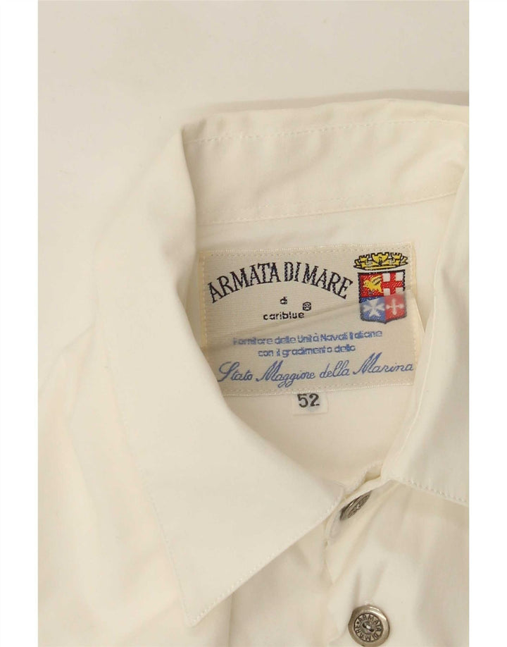 Armata Di Mare Camisa gráfica de manga corta para hombre IT 52 Large White