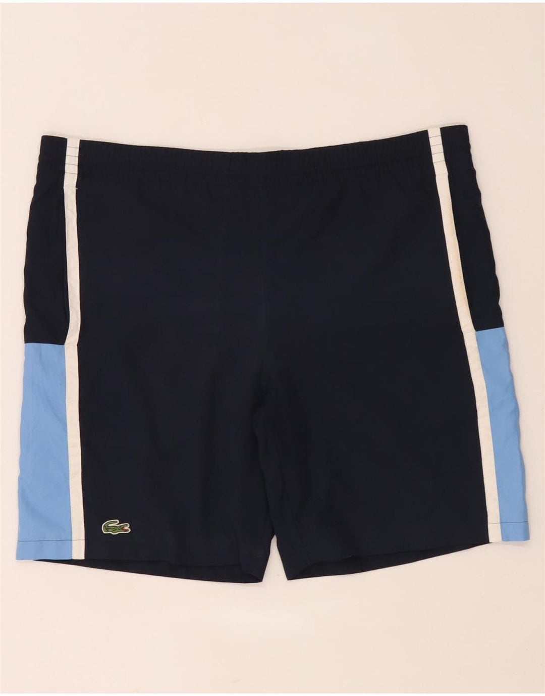Pantalones cortos deportivos para hombre Lacoste Talla 2 XS Poliéster color azul marino