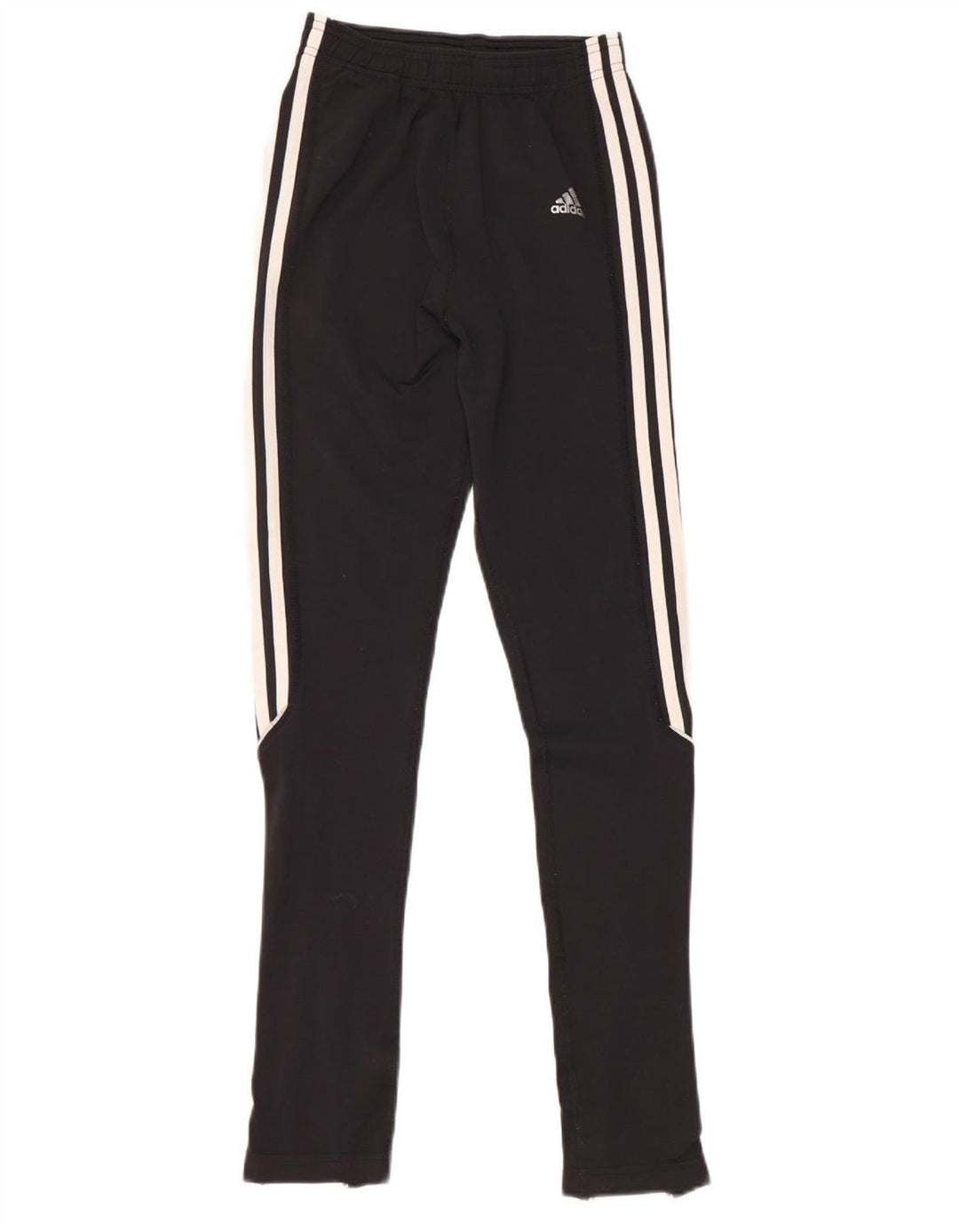 ADIDAS Mujer Climalite Chándal Pantalones UK 10 Small Negro Poliamida