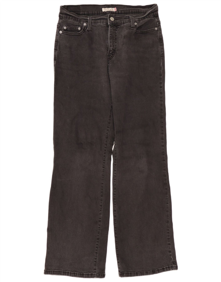 LEVI'S Jeans 512 Bootcut para mujer US 12 Grande W30 L30 Negro