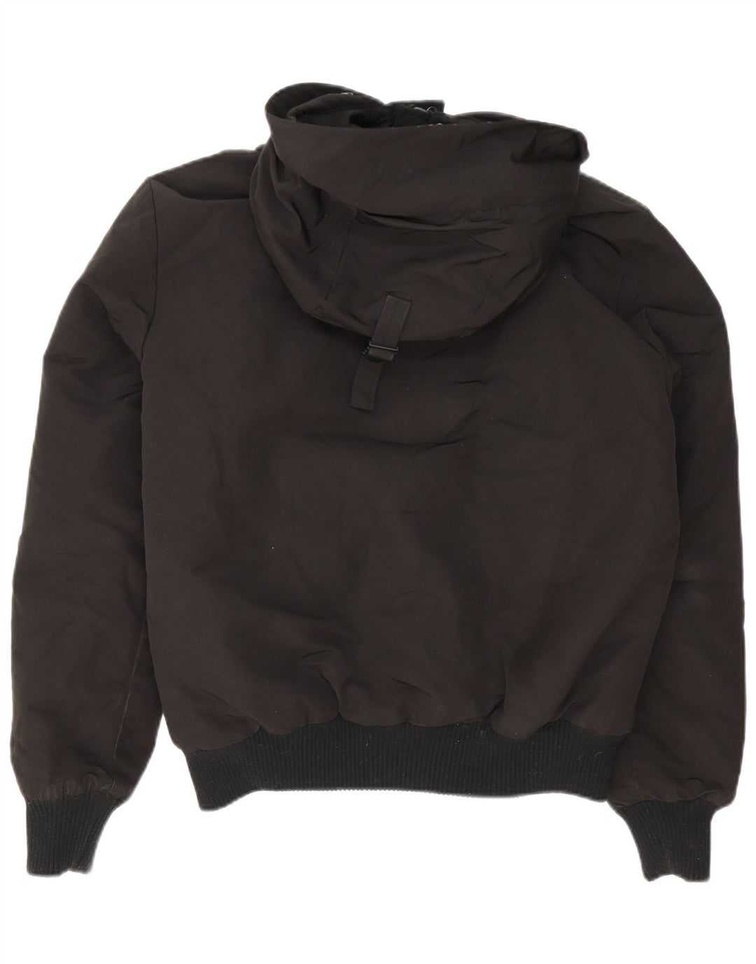 SUPERDRY Chaqueta bomber con capucha para hombre UK 38 Medium Black Nylon