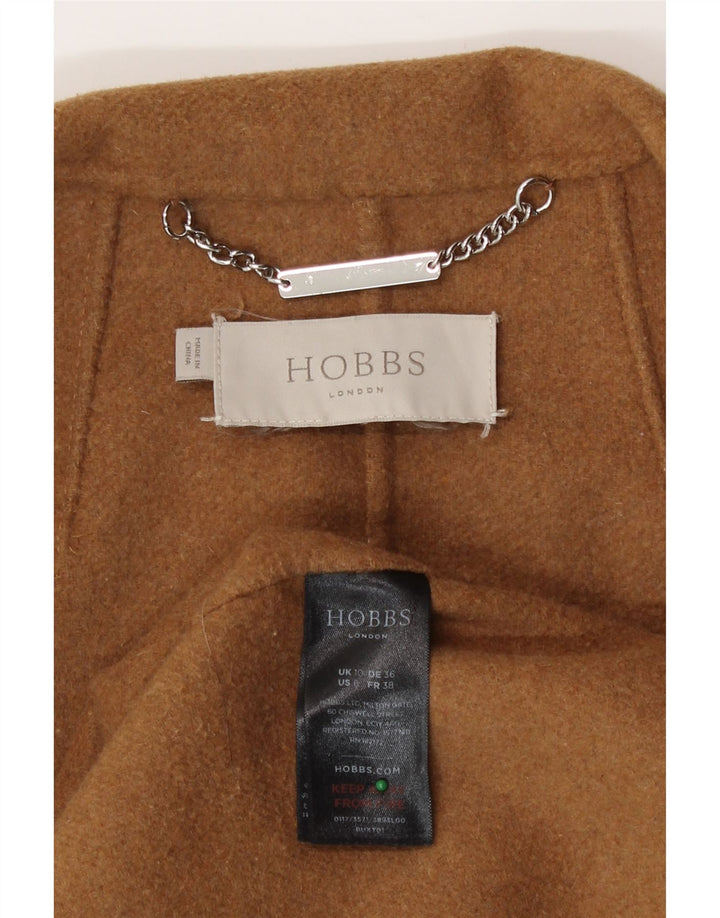 Hobbs Abrigo para mujer UK 10 Small Lana marrón