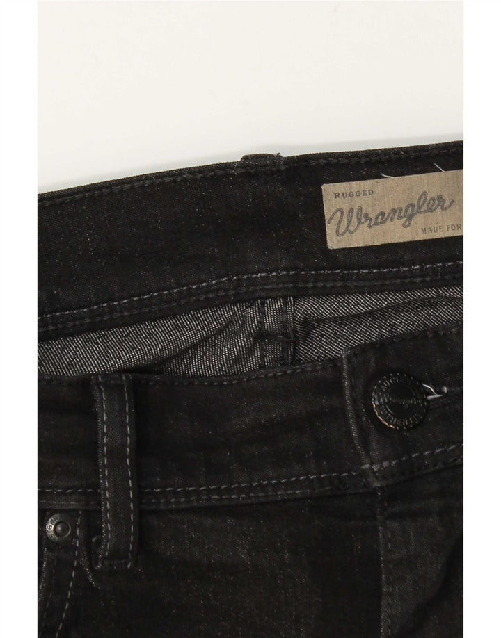 Vaqueros rectos resistentes para hombre Wrangler W32 L33 Negro