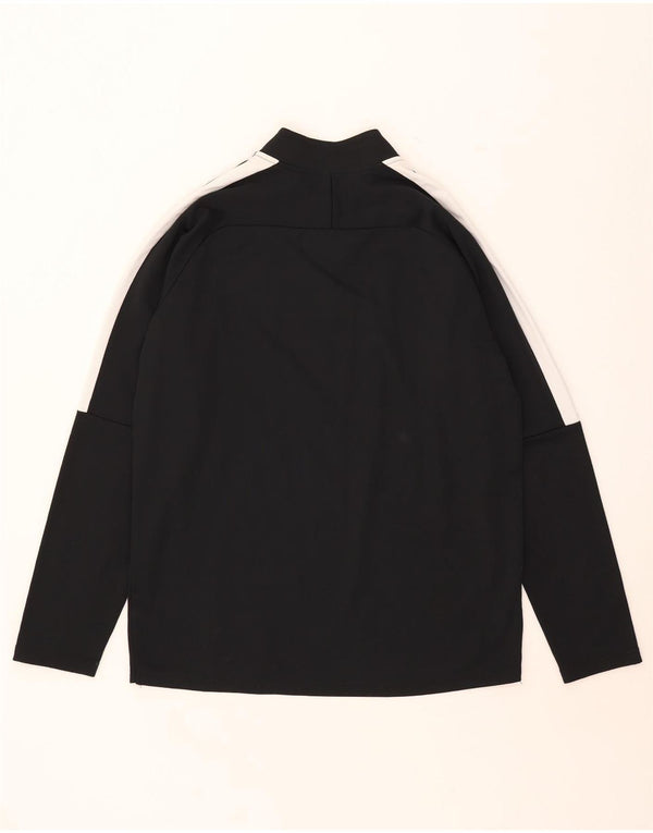 Nike Dri Fit - Chándal con cremallera y cuello para hombre, talla XL, color negro