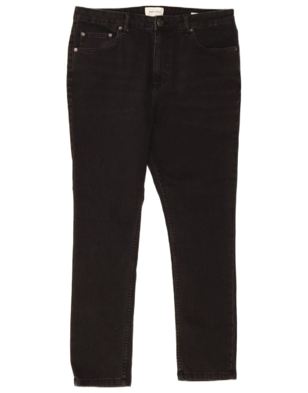 Jack Wills Vaqueros ajustados para hombre W34 L29 Algodón negro