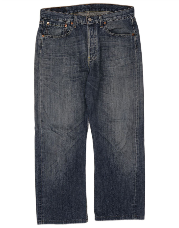 LEVI'S Jeans rectos 501 para hombre W32 L26 Algodón azul