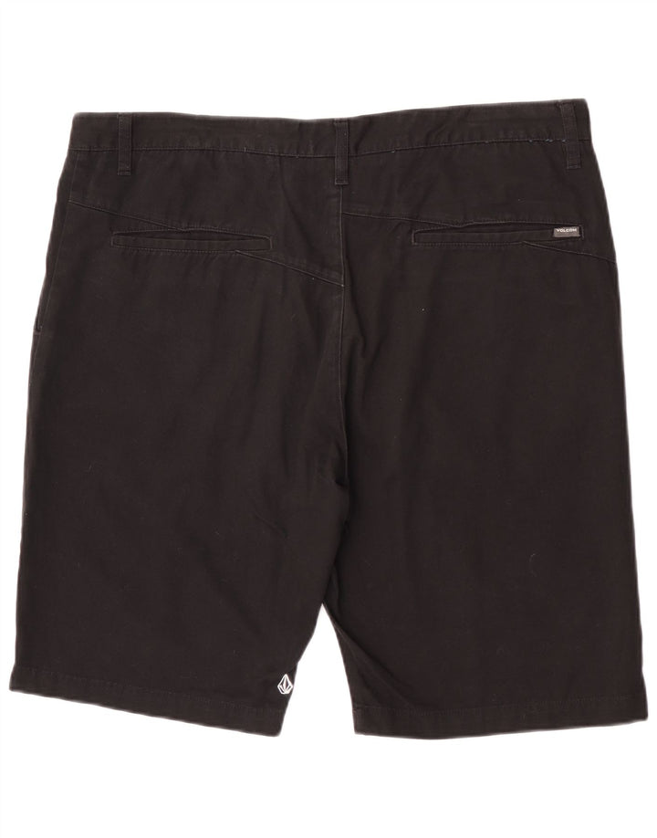 Volcom Pantalones cortos chinos para hombre W38 XL Algodón negro