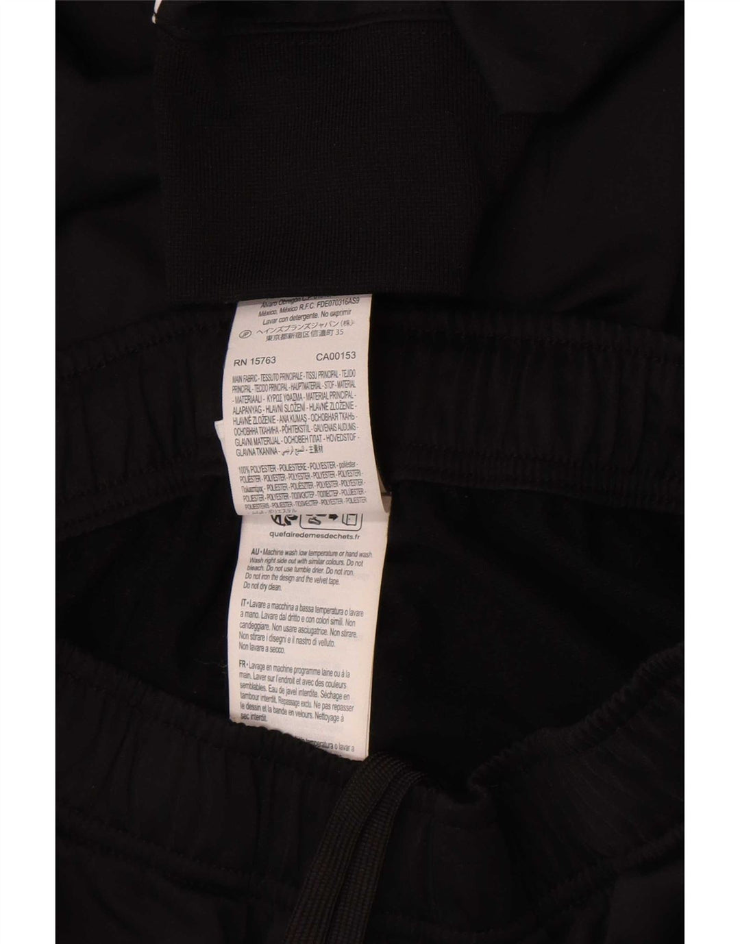 Champion Pantalones De Chándal Para Hombre Joggers Small Poliéster Negro
