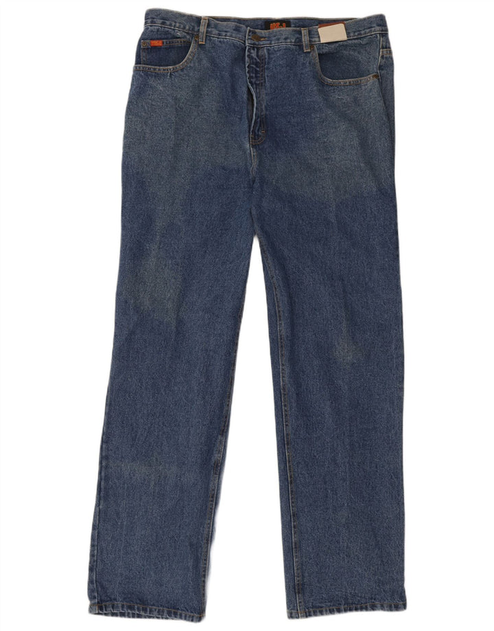 Vaqueros rectos vintage para hombre W38 L33 Algodón azul