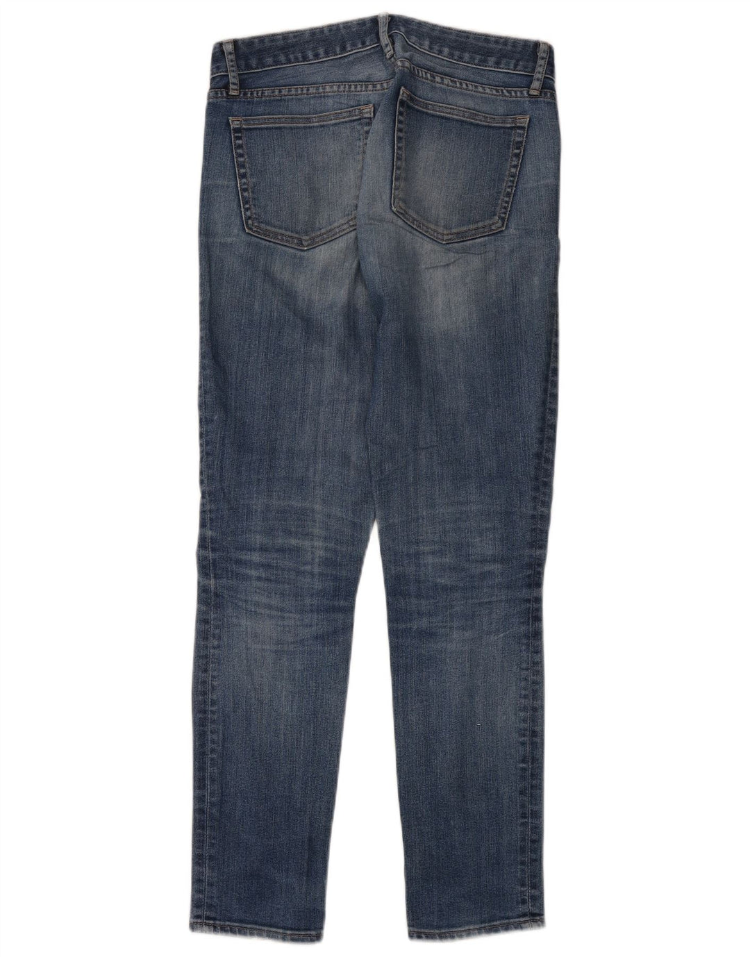 Gap Jeans Ajustados Regulares Desgastados para Mujer W27 L32 Algodón Azul