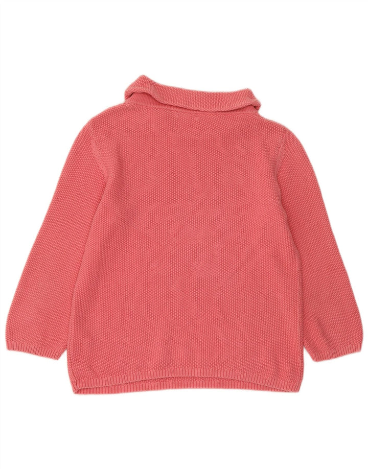 HOBBS Suéter extragrande con cuello vuelto y manga 3/4 para mujer UK 6 XS Rosa