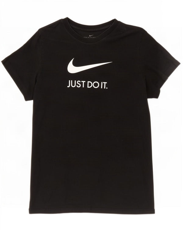 Nike Camiseta gráfica para mujer UK 40 XL Algodón negro