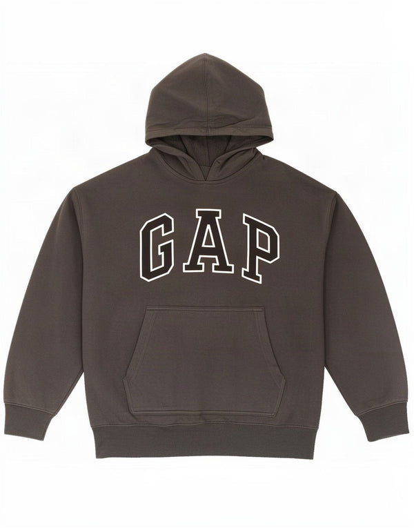 Gap Sudadera con capucha gráfica para niños 12-13 años XL Algodón gris