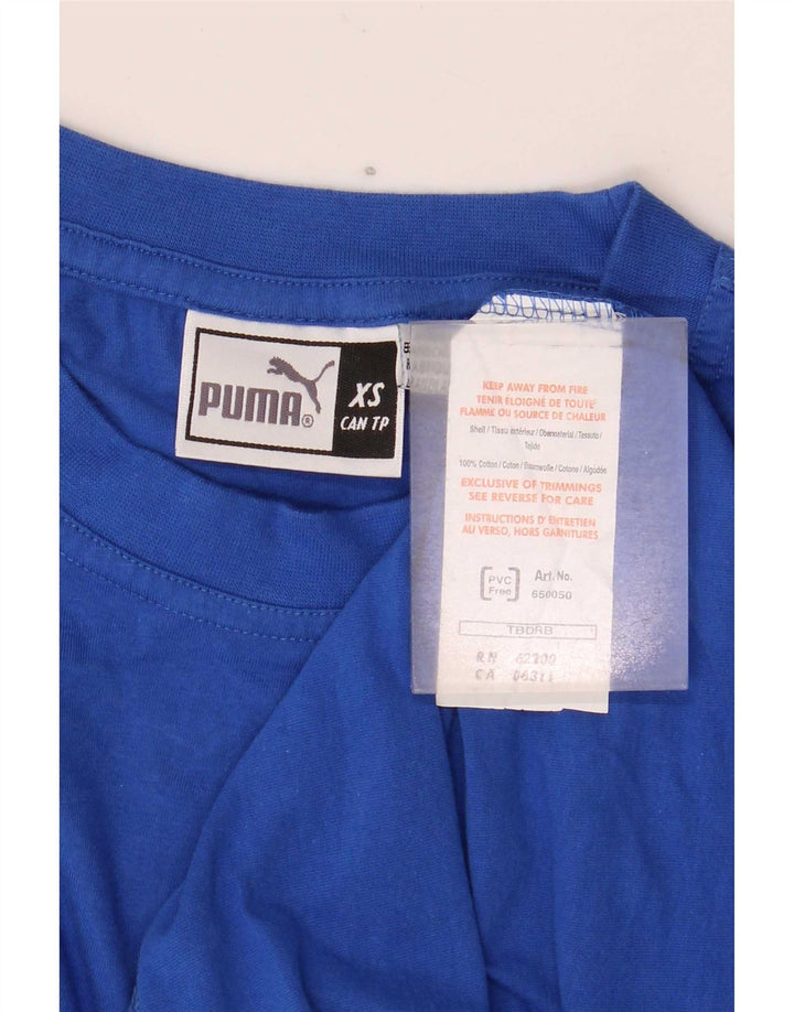Camiseta Puma Hombre Top XS Azul Algodón