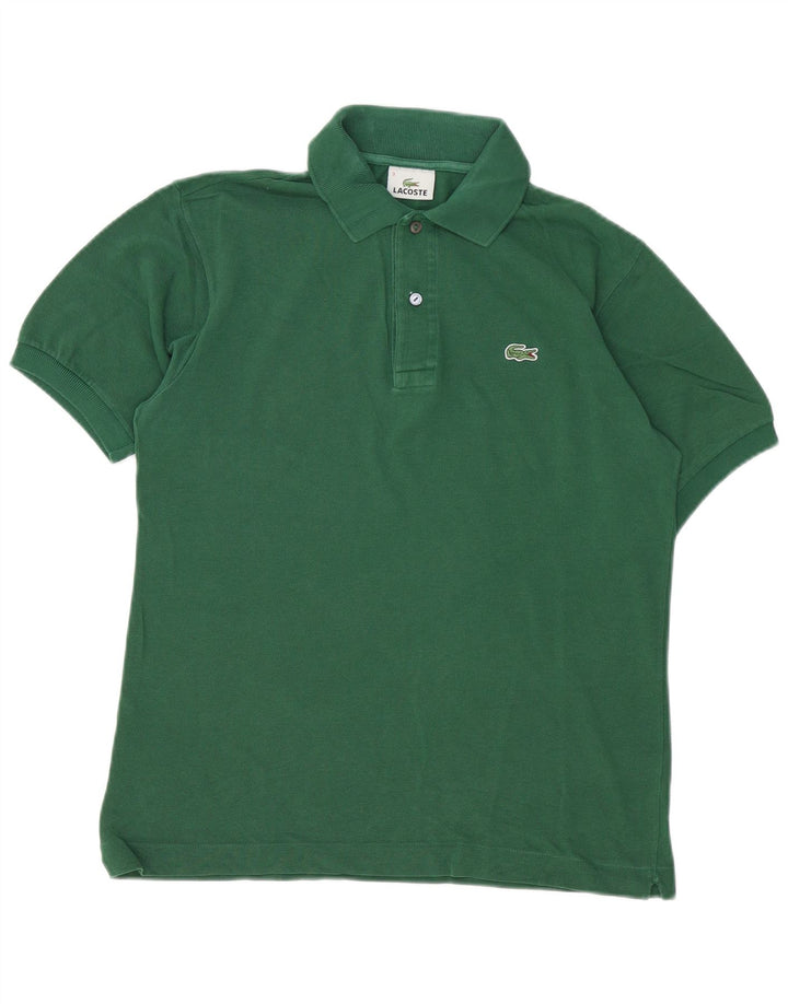 Polo Lacoste para hombre talla 3 pequeño algodón verde