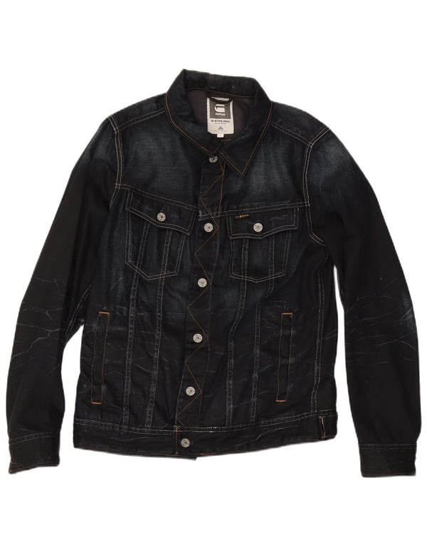 G-Star Chaqueta vaquera para hombre UK 40 Large Azul marino