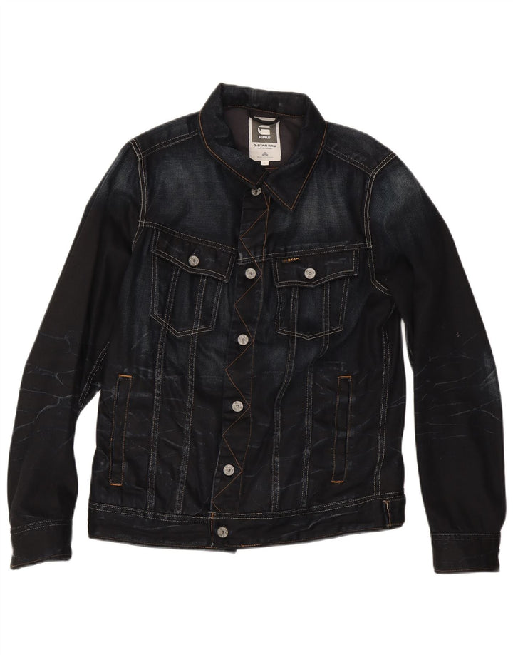 G-Star Chaqueta vaquera para hombre UK 40 Large Azul marino