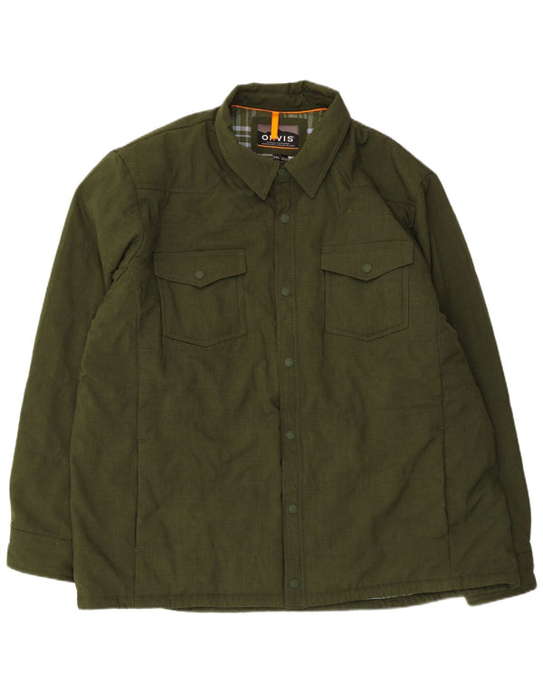 ORVIS Chaqueta utilitaria para hombre UK 44 2XL Caqui Poliéster