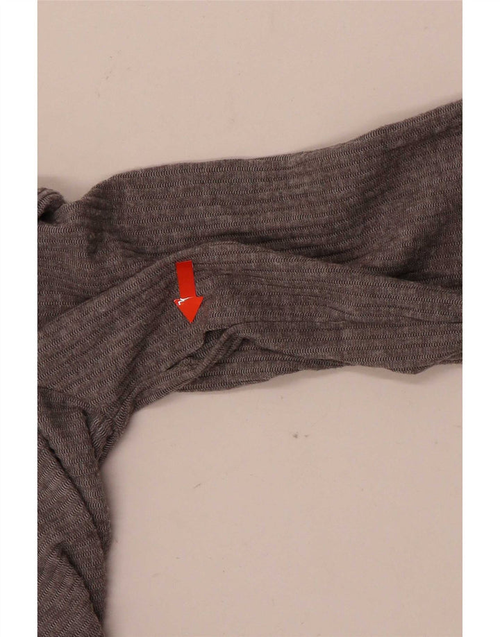 Zara Mujer Trafaluc Top Con Hombros Descubiertos Reino Unido 42 Gris Medio