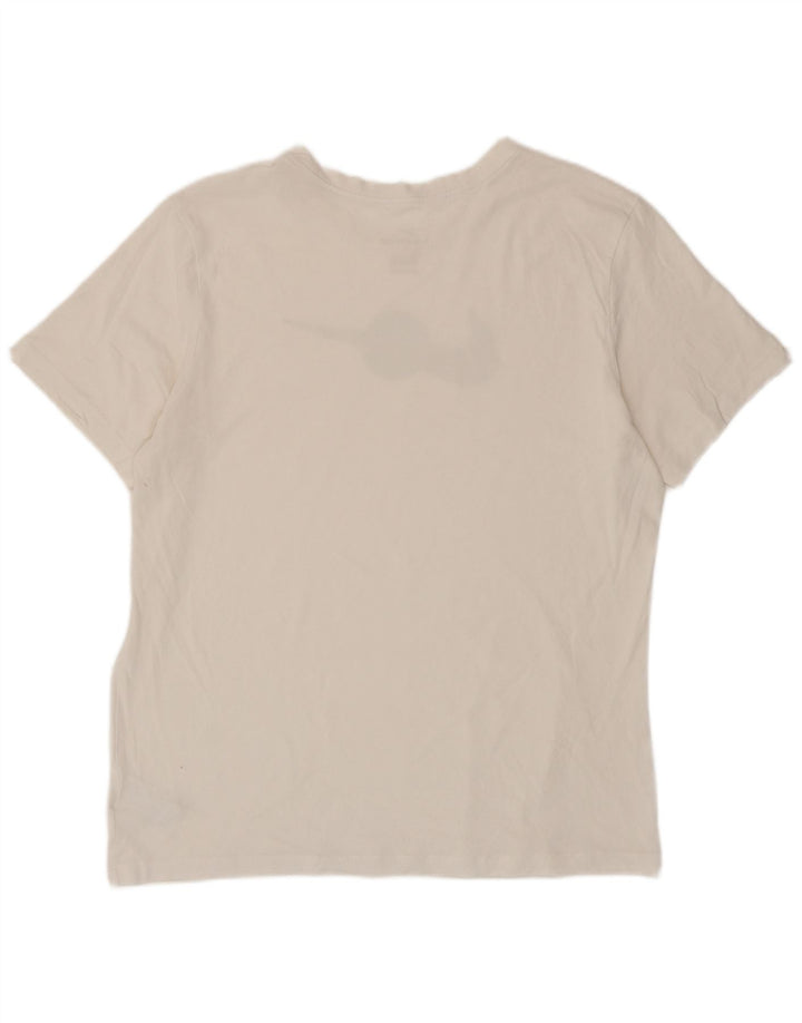 Nike - Camiseta gráfica para hombre, talla grande, algodón blanco