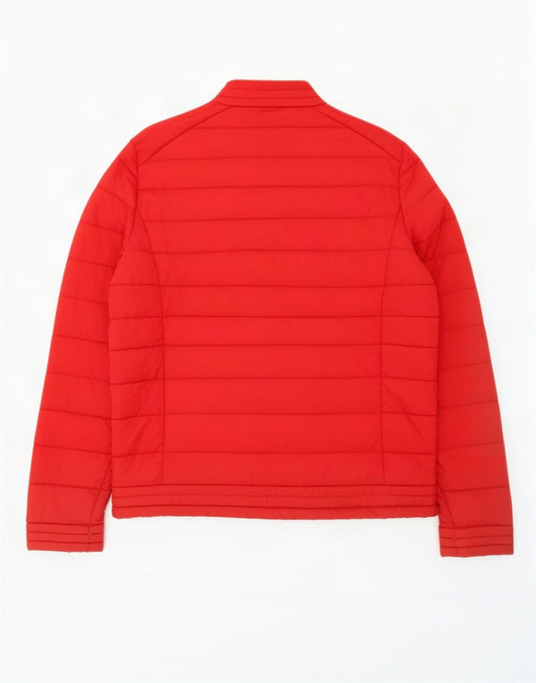 Guess Chaqueta acolchada para hombre UK 36 Small Red Poliéster Sports